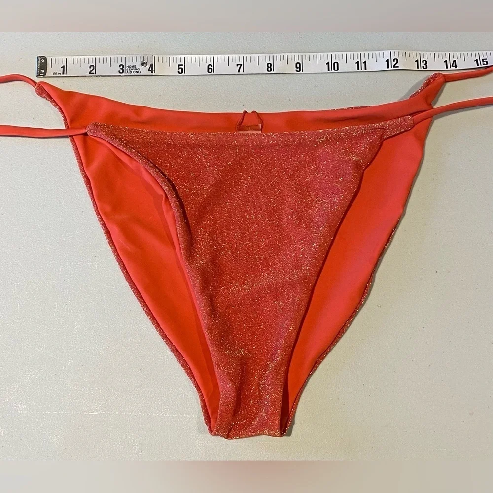 ZAFUL Red Metallic Underwire Bikini Set, Size XL, NWT - Picture 6 of 9